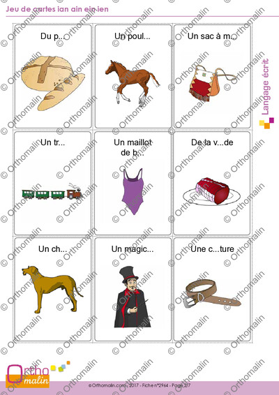 Page 2 de la fiche