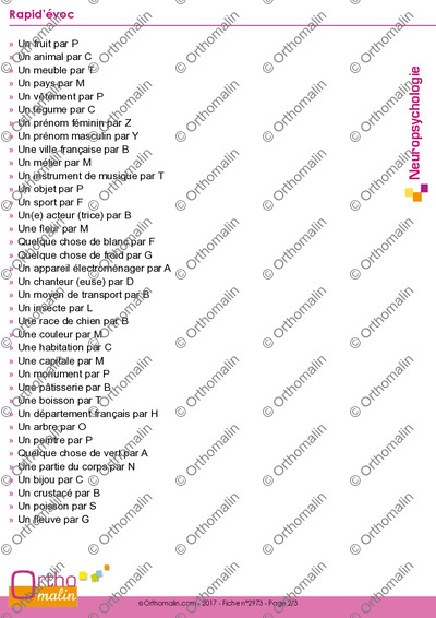 Page 2 de la fiche