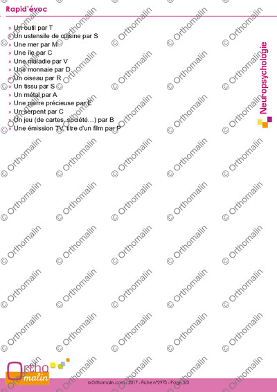 Page 3 de la fiche