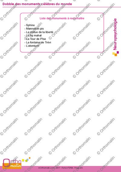 Page 6 de la fiche