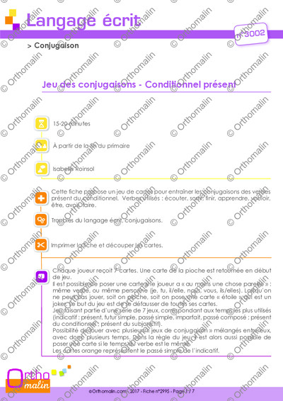 Page 1 de la fiche