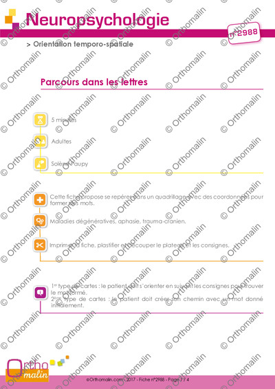 Page 1 de la fiche
