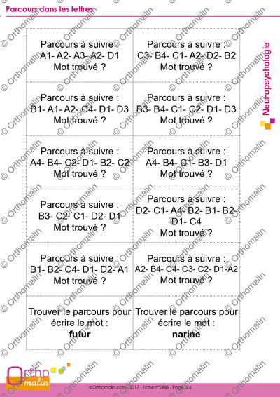 Page 3 de la fiche