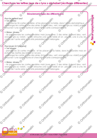 Page 20 de la fiche
