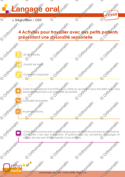 Page 1 de la fiche
