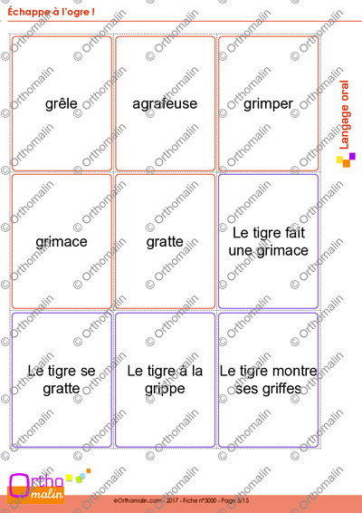 Page 5 de la fiche