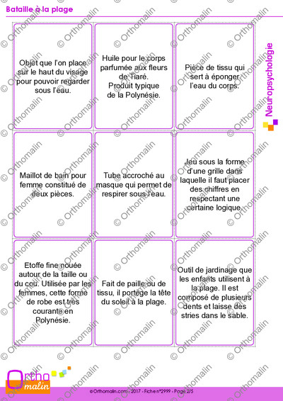 Page 2 de la fiche
