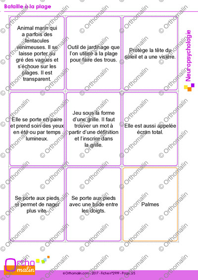 Page 3 de la fiche