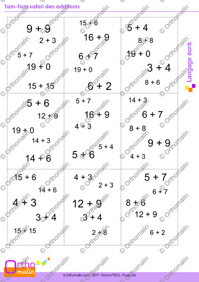 Page 3 de la fiche
