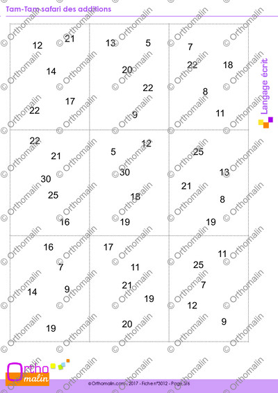 Page 5 de la fiche
