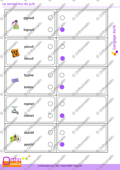 Page 4 de la fiche
