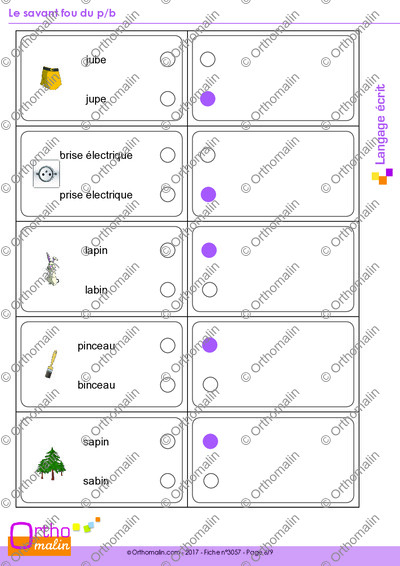 Page 6 de la fiche