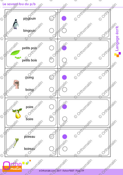 Page 7 de la fiche