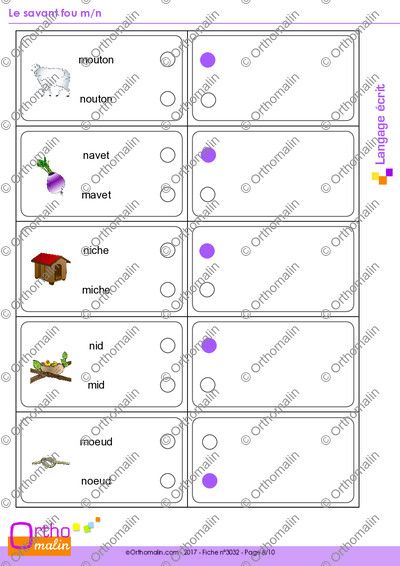 Page 8 de la fiche
