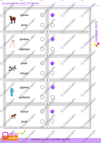 Page 14 de la fiche