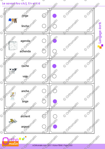 Page 15 de la fiche