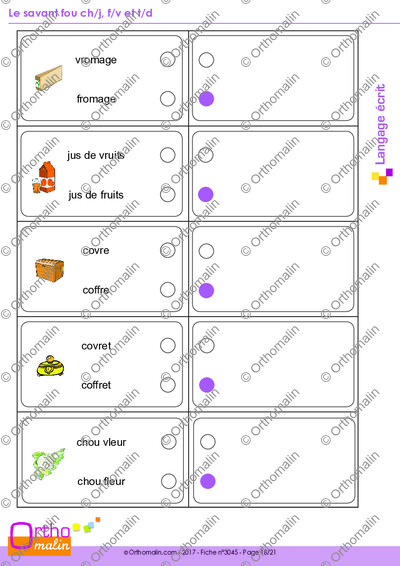 Page 18 de la fiche