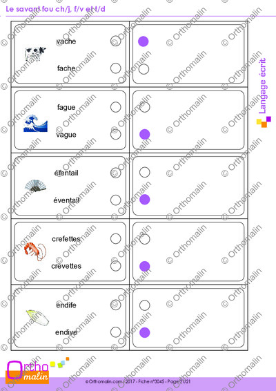 Page 21 de la fiche