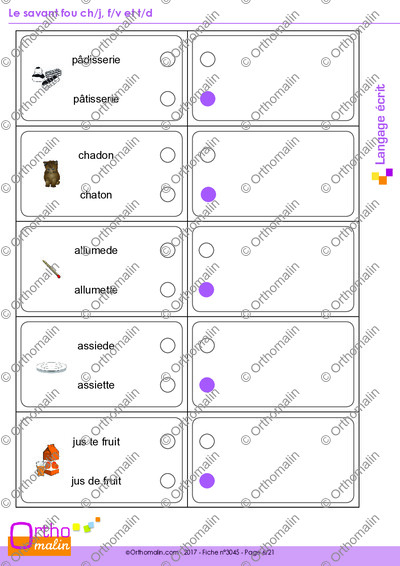Page 6 de la fiche