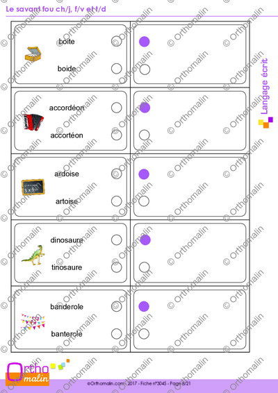Page 8 de la fiche