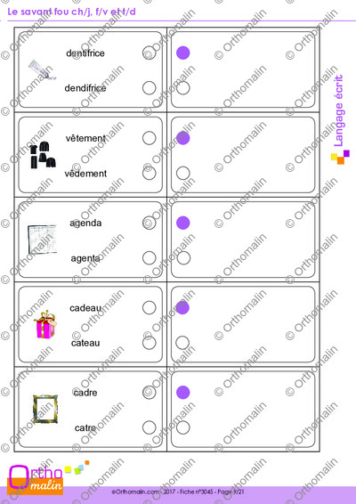 Page 9 de la fiche