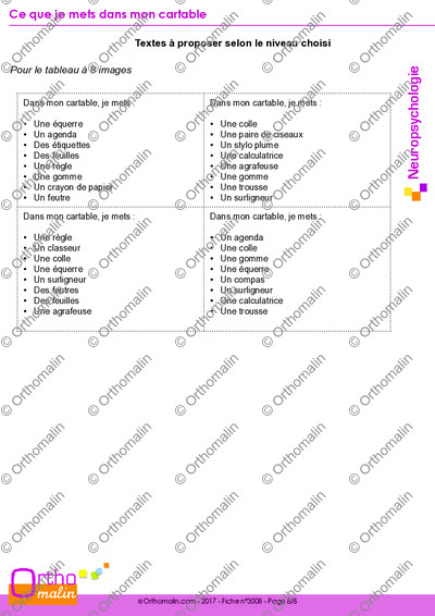 Page 8 de la fiche