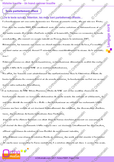 Page 11 de la fiche