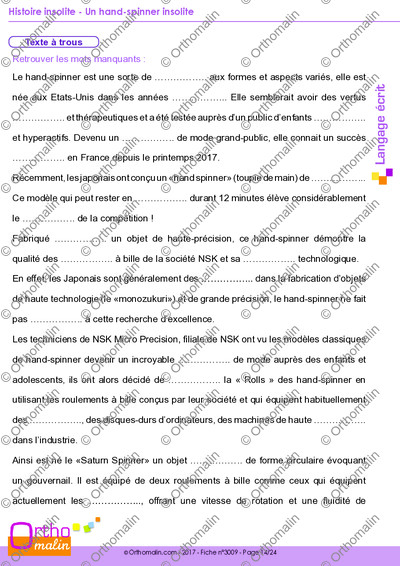 Page 14 de la fiche