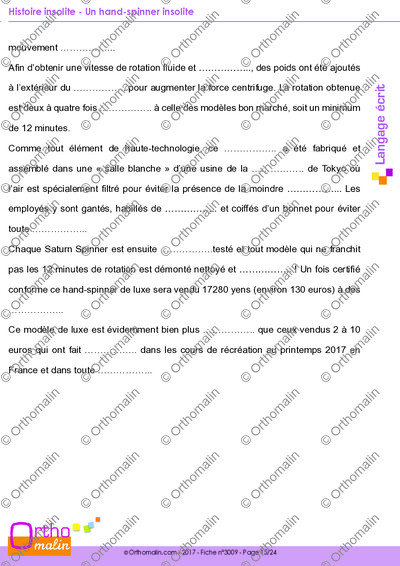 Page 15 de la fiche