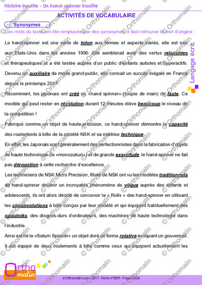 Page 16 de la fiche