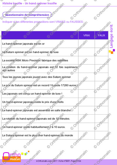Page 21 de la fiche