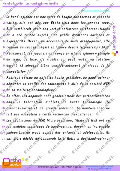 Page 4 de la fiche