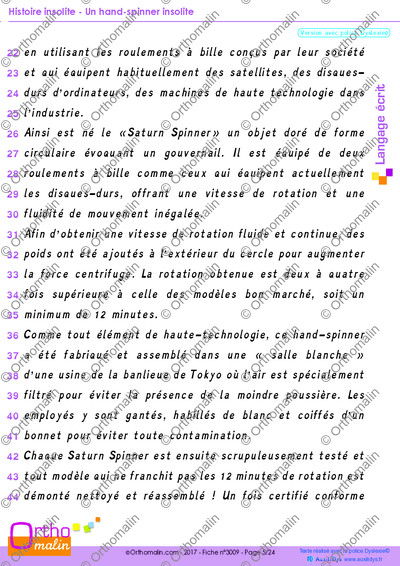 Page 5 de la fiche