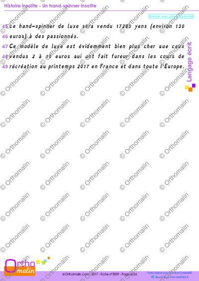 Page 6 de la fiche