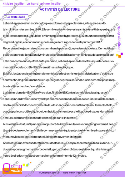 Page 7 de la fiche