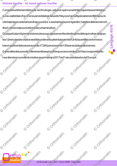 Page 8 de la fiche