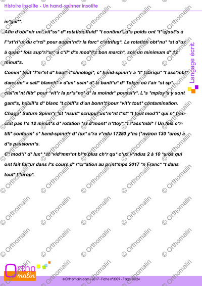 Page 10 de la fiche