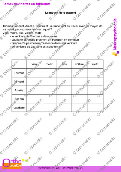 Page 5 de la fiche