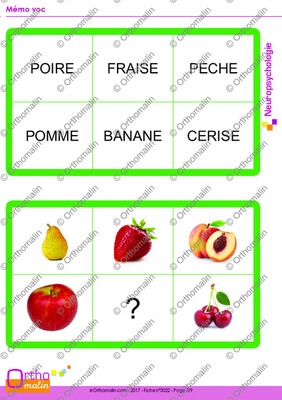 Page 7 de la fiche
