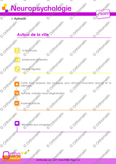 Page 1 de la fiche