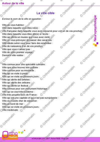 Page 2 de la fiche