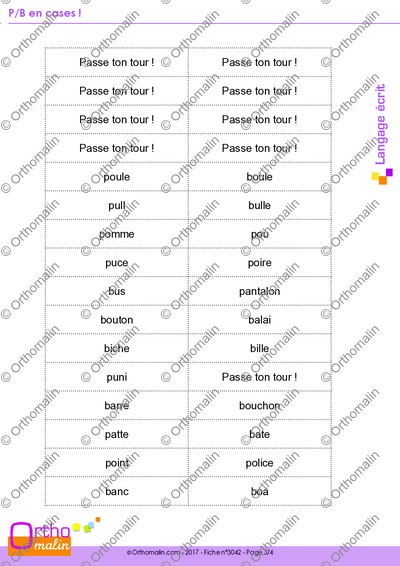 Page 3 de la fiche