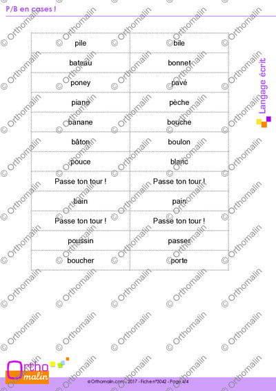 Page 4 de la fiche
