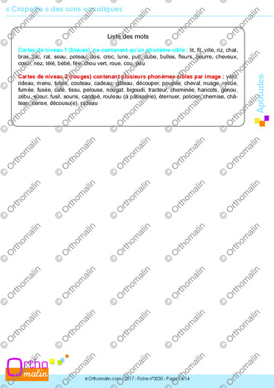 Page 14 de la fiche