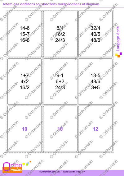 Page 4 de la fiche