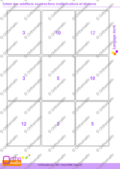 Page 5 de la fiche