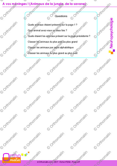 Page 6 de la fiche