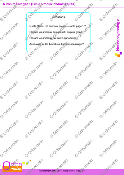 Page 3 de la fiche