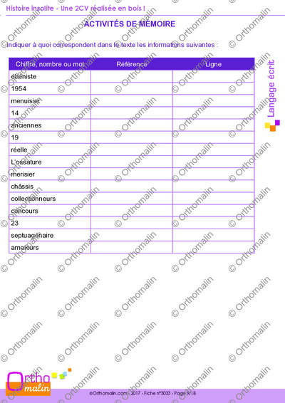 Page 9 de la fiche