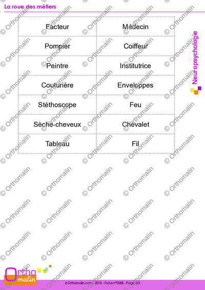 Page 3 de la fiche